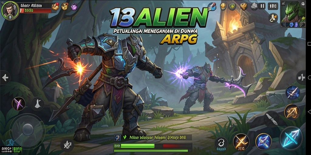 Tampilan seru dari gameplay ARPG dalam 138ALIEN yang penuh aksi.
