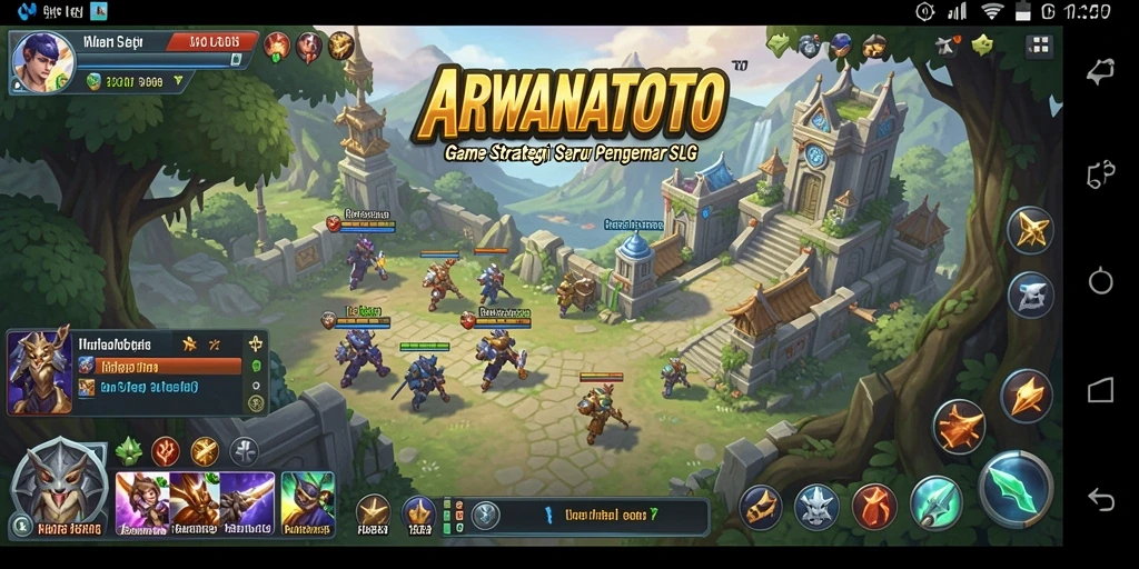 Tangkap momen seru gameplay strategis di ARWANATOTO.