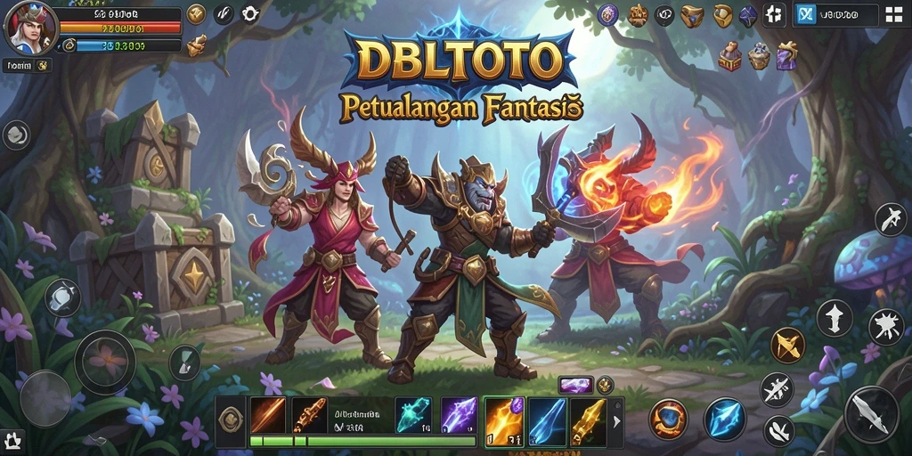 Tampilan gameplay DBLTOTO yang memukau dan interaktif.