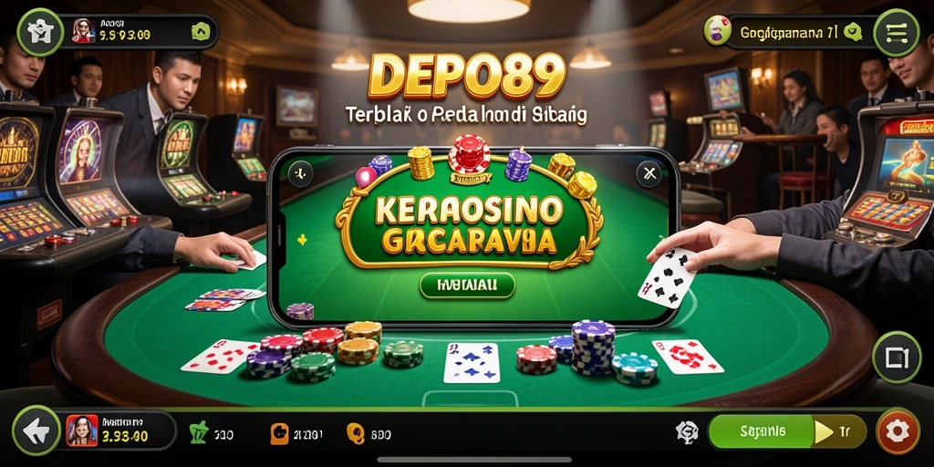 Tampilan gameplay seru di DEPO89 dengan berbagai jenis permainan kasino.