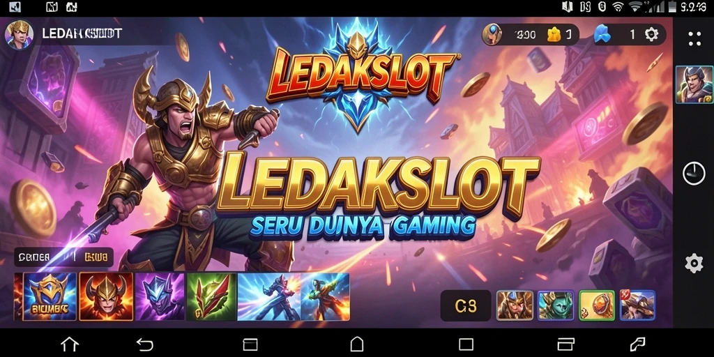 Screenshot gameplay LEDAKSLOT yang menunjukkan pertarungan mendebarkan.