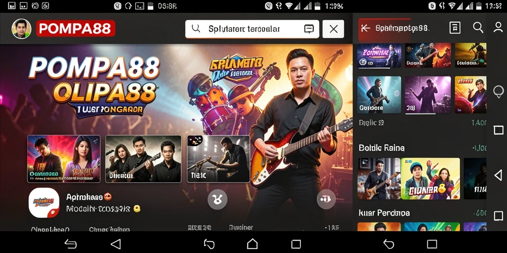 Tampilan gameplay POMPA88 yang penuh warna dan interaktif.