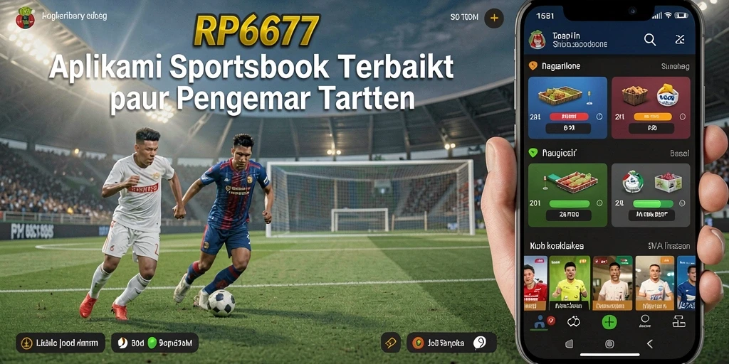 Tampilan antarmuka RP6677 yang ramah pengguna dalam taruhan Sportsbook.